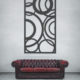 Orbit Design Incision Decorative Metal Screen