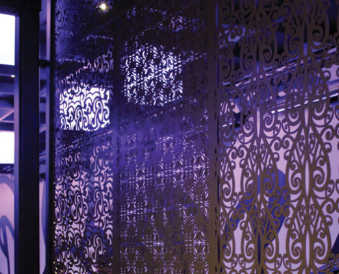 interior metal screens