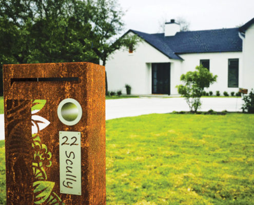 corten letterboxes