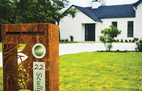 corten letterboxes