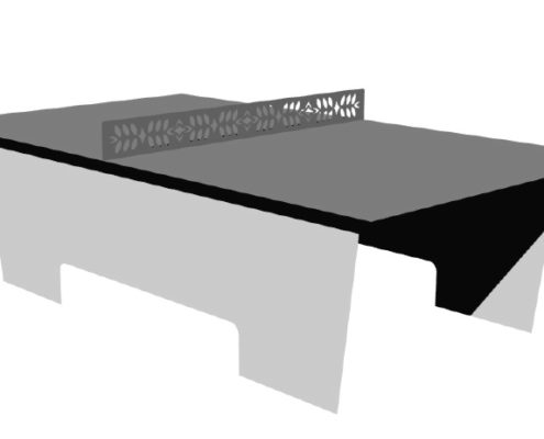 incision metal furniture