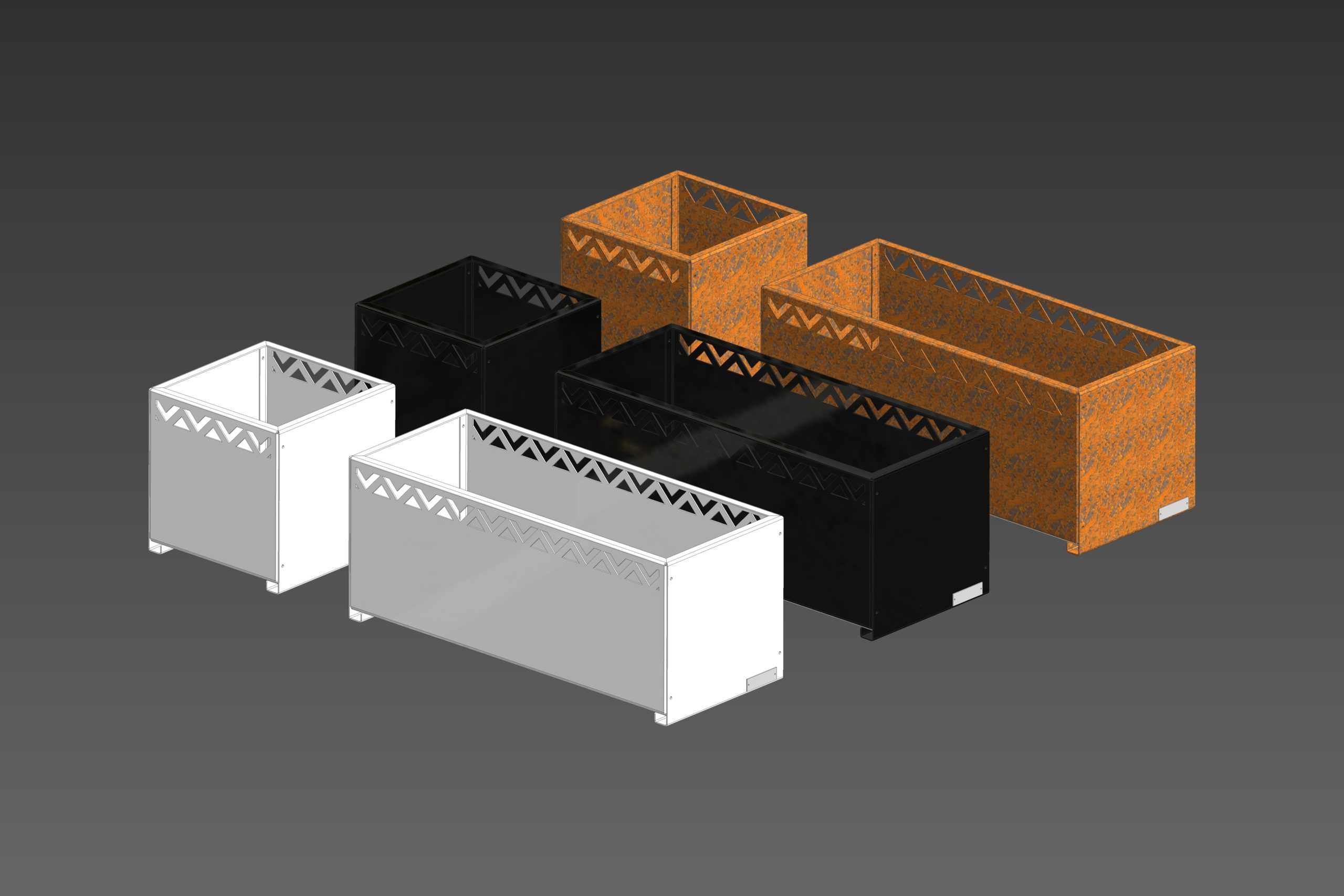 Incision Easy Assemble Planters