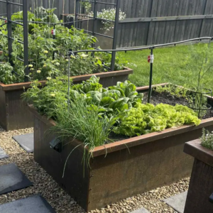 Planters and garden edging