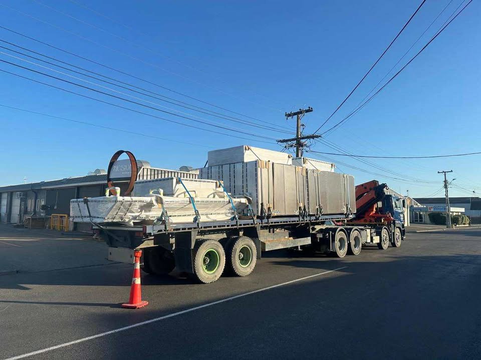hb hiaab services collecting a huge planter job outside ramage sheetmetals ltd